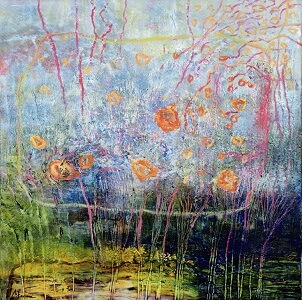 13_Etang-fleuri_Huile_80x80cm